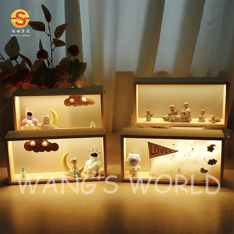Lámpara de ambiente de múltiples diseños para niños, luz de noche para habitación, dormitorio, decoración de habitación, luz Led