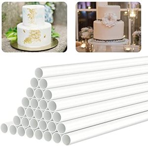 Белые пластиковые утолщенные стержни для торта, 12 шт., 24 см - Product Image 5