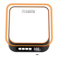 Lámpara UV Eléctrica para Uñas con 45 LED, Base de Plástico, Temporizador de 10s/30s/60s/99s y Luz Ambiental para Salón, Venta al Por Mayor