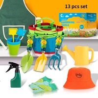 Ensemble d'outils de jardinage pour enfants, mini-outils en acier au carbone avec manche en métal, outils de jardinage pour les petits artisans dans la cour