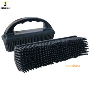 แปรงหวีขนสัตว์เลี้ยงอาบน้ำซิลิโคนทำความสะอาดขนสัตว์เลี้ยงอุปกรณ์ตัดแต่งขนสุนัขแบบนุ่มสปา - Product Image 5