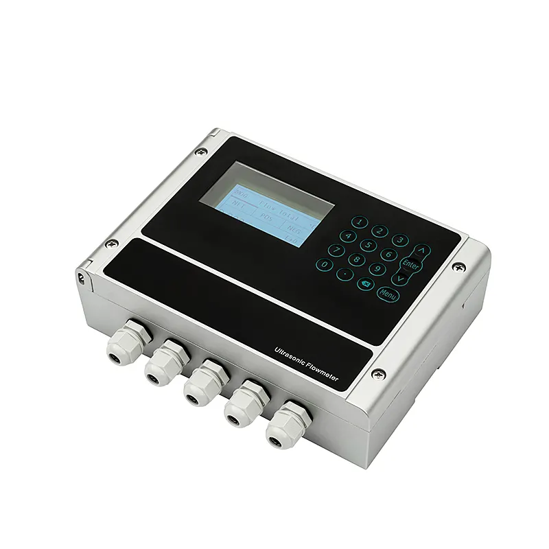 جهاز قياس تدفق المياه بالموجات فوق الصوتية مزود بإدراج رقمي عالي الاستقرار مقاس DN15-DN1200 مم بسعر المصنع