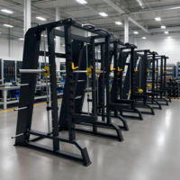 Machine Smith tout-en-un, Power Cage, Functional Trainer, Power Rack pour équipement de musculation de salle de sport commerciale