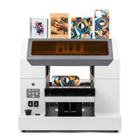 Impresora UV Plana A4 con Placa Base de Desarrollo Propio, Sin Errores de Reinicio, Cabezal Epson L805, Máquina de Impresión de Inyección de Tinta para Impresión Profesional
