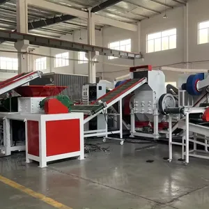 VANER peralatan V-S55 1200-1800kg/jam kepingan kawat tembaga mesin Granulator kabel bekas listrik pemasok Tiongkok untuk dijual