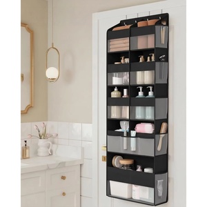 Over The Door Organizer 9 Compartment Hanging Storage <b>Shelf</b> Foldable Closet Organizer Heavy Duty 33x15x85cm - Product Image 2