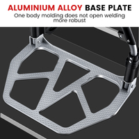 Chariot d'escalade pliable en alliage d'aluminium robuste Lupai Modèle 1030-6A avec 6 roues TPR, personnalisable OEM, capacité 100 kg, portable