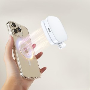 Dispositivo de Iluminación Magnético Portátil para Transmisión en Vivo con Teléfono Móvil, Luz de Belleza de Mano con Espejo para Corrección de Maquillaje y Selfies - Product Image 2