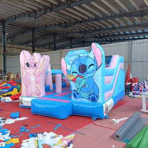 Castillo Inflable Yibei para Interiores y Exteriores con Tobogán y <span class=keywords><strong>Piscina</strong></span>, <span class=keywords><strong>Casa</strong></span> de Brinco Inflable, Equipo de Entretenimiento para Niños y Adultos en <span class=keywords><strong>Alquiler</strong></span> - Product Image 4