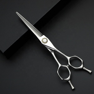 HC-0045 Japão Aço 440c Corte de Cabelo Tesoura de Barbeiro Profissional Titanium Yasaka Conjunto de Tesouras de Cabeleireiro Mizutani - Product Image 1
