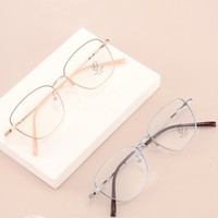 Lunettes de vue ultra-légères rétro œil-de-chat anti-lumière bleue avec verres solides confortables, style vintage tendance et à la mode, vente en gros