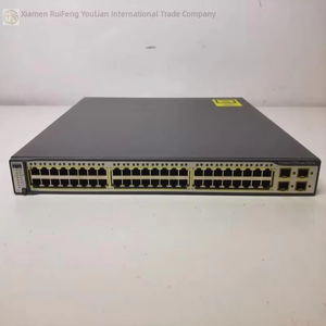 Commutateur PoE 48 ports série 3750G Ws-c3750g-48pswbr-s, neuf, original, en stock, automatisation industrielle, PAC dédié, PLC - Product Image 1