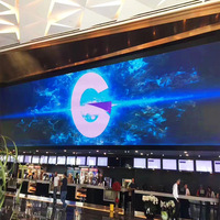 Affichage grand écran LED couleur intérieur Écran LED couleur Service de publicité Affichage LED