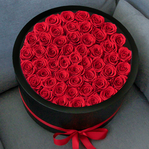 Lovebay - <span class=keywords><strong>Rosas</strong></span> <span class=keywords><strong>Estabilizadas</strong></span> Directas de Fábrica, 50 <span class=keywords><strong>Rosas</strong></span>, <span class=keywords><strong>Rosas</strong></span> Eternas, Flores Preservadas, <span class=keywords><strong>Rosas</strong></span> Infinitas y Eternas en Caja Redonda - Product Image 3