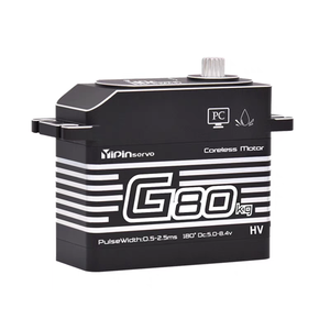 Servo Yipinservo G80 sin Núcleo, 80 kg, Alto Torque, HV 6v-8.4v, Motor Impermeable de Alta Velocidad, para Coche Escala 1/5, Avión, Uso Privado - Product Image 2