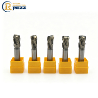 Fraise à bois CNC en PCD diamanté, à deux cannelures, à queue spirale, pour nettoyage de fond, fraises à maïs en PCD