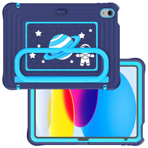 Housse de tablette en silicone avec poignée intégrée et bandoulière, étui pour enfants pour <span class=keywords><strong>iPad</strong></span> 10e génération/A16/Air 4/Air <span class=keywords><strong>5</strong></span>/Pro 11 pouces/<span class=keywords><strong>Mini</strong></span> 6e génération/A17 Pro - Product Image 6