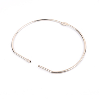 Hot Sale 76Mm Logam D-Bentuk Longgar Daun Pesan Ring Binder untuk Rumah, Sekolah dan Kantor