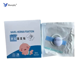 Shawphy Pembalut Kapas Tahan Air Ramah Kulit Plester Luka Transparan 8*8cm untuk Bayi Baru Lahir, Bayi, dan Plester Hernia Umbilikalis - Product Image 2