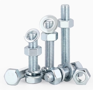 Acier au carbone M6/M8/M10 Grade 4.8 8.8 Boulon hexagonal zingué 933 Outils de réparation pour l'industrie de la construction Matériel - Product Image 3