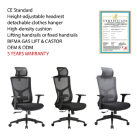 Chaise de bureau ergonomique de luxe de haute qualité en maille pour le bureau, la maison, l'école, chaise en maille personnalisée Sillas Oficina