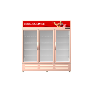 Réfrigérateur de présentation de boissons, bières et fleurs pour supermarché, modèle CHD-J-3 Bacchus, en aluminium à trois portes, le plus vendu en 2024 - Product Image 3