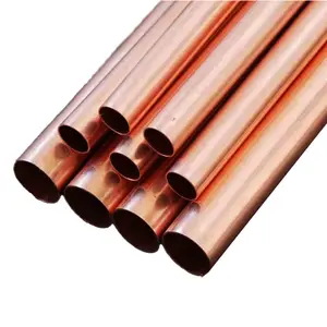 China Factory Customization Copper Coil Tube Refrigeration For Air Conditioner .28cm Thickness ASTM B280