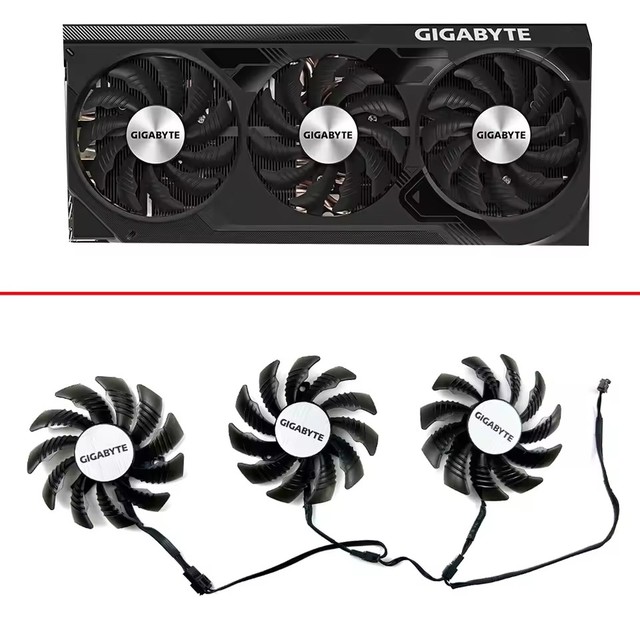 NEW Cooling Fan 78mm 4pin PLD08010S12H GA81S2U RTX4070 SUPER GPU FAN For Gigabyte RTX4070 4070ti WINDFORCE RTX 4060 TI GAMING OC