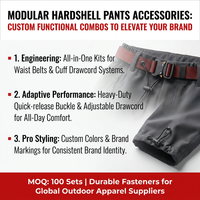 Accessoires de costume personnalisés avec logo : ceinture, clip de ceinture réglable, boucle pompon, accessoires pour pantalon de costume – Faible MOQ