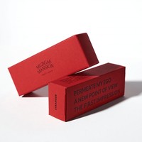 Boîte à cosmétiques personnalisée, feuille de gaufrage or argent papier blanc rouge à lèvres crème pour le visage crème pour les yeux cadeau boîte d'emballage cosmétique