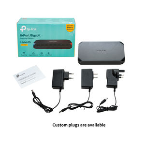 <span class=keywords><strong>TP</strong></span>-<span class=keywords><strong>Link</strong></span> LS1008G Conmutador no administrado de 8 puertos Gigabit Ethernet Desktop Plug Play Fanless Eficiencia energética para uso doméstico VPN Firewall - Product Image 1