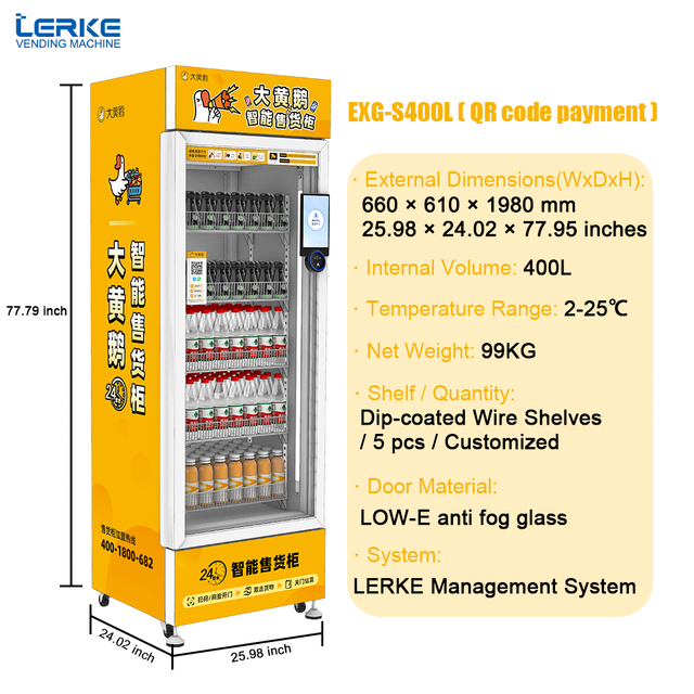 Automaten AI Snacks and Drinks Combo Vending Machine Customizable Vending Machine with Touchscreen