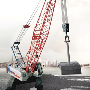Promotion limitée dans le temps 55ton Crawler Crane ZCC850H <span class=keywords><strong>avec</strong></span> 52m de longueur de flèche principale 17.5ton <span class=keywords><strong>Contrepoids</strong></span> Rencontre <span class=keywords><strong>avec</strong></span> China III Emission - Product Image 1