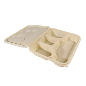 Gran oferta, caja Bento de plástico desechable biodegradable ecológica personalizada para llevar y embalaje de entrega de <span class=keywords><strong>comida</strong></span> rápida - Product Image 6