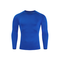 Vêtements de sport pour hommes, légers, à séchage rapide, à compression, manches longues, respirants, couche de base athlétique pour la course à pied, printemps, adultes
