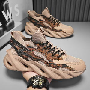 Chaussures de sport respirantes pour hommes, grande taille, légères, bleu vif, pour la course à pied, la salle de sport, les entraînements et les tenues décontractées - Product Image 4