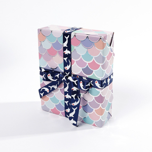 กระดาษห่อของขวัญวันเกิด80กรัม43*300ซม. กระดาษห่อมันลายการ์ตูนสำหรับวันวาเลนไทน์2024 - Product Image 1