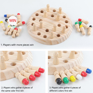 Jouets en bois pour le développement du cerveau, jeu d'échecs, d'alpinisme, stimulation intelligente, éducatif, vente en gros, pièces - Product Image 5