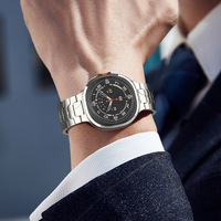 Montre intelligente de luxe en acier inoxydable de haute qualité bracelet de montre pour hommes d'affaires en titane pour Samsung Galaxy Ultra 47mm Band