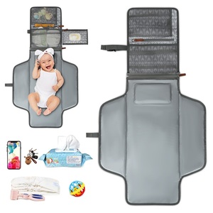 Pieghevole bambino Tote passeggino viaggio mamma Babys pannolino fasciatoio comodo cambio cuscinetto - Product Image 4