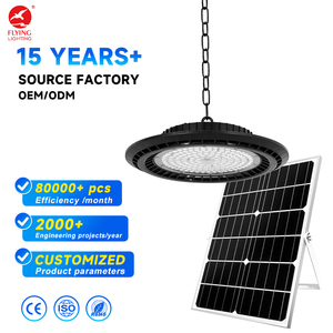 Éclairage industriel pour entrepôts, OEM&ODM, IP65, luminaire suspendu UFO en aluminium, garantie 2 ans, éclairage solaire - Product Image 2