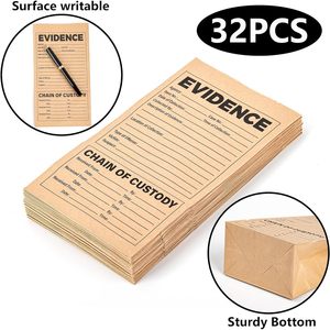 Bolsas rectangulares impresas para almacenamiento de pruebas en la escena del crimen, cadena de custodia - Product Image 5