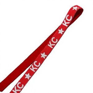 CRYSTAL CRAFT KC Sangle en ruban rouge avec étoiles blanches, accessoire de sac à main perlé vintage et écologique - Product Image 1