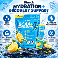 Poudre de supplément d'électrolytes BCAA OEM ODM sans sucre, mélange pour boisson hydratante pour la récupération sportive