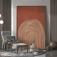 Peinture abstraite encadrée haut de gamme, style moderne, grande peinture murale en porcelaine cristalline pour la décoration du salon