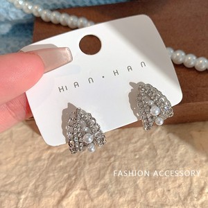 Pendientes de Piedra Ojo de Gato Modernos y Sencillos para Mujer, Diseño de Lujo Exquisito de Alta Gama con Patrón Geométrico - Product Image 6