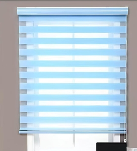 Persiana Enrollable con Filtro de Luz, Cortina de Ventana con Diseño de Cebra, Persianas de Cebra para Uso Diario - Product Image 3