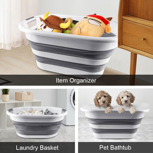 Cubos Plegables de Plástico de Alta Calidad de 20 Litros, de PP y TPR, para Limpieza, Lavado de Autos, Agua, Plegables, para Acampar al Aire Libre - Product Image 4