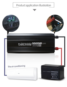 שלב יחיד 3000w כוח <span class=keywords><strong>dc</strong></span> 12v v ac מכשיר הבית 12000w כוח עבור מזגן 600w מכונית שיא 24 220v inverter 50hz - Product Image 3