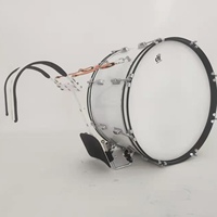 Factory Direct Marching Bass Drum 28 Inch Wood Shell with Carrier and Drum Sticks for School Band Wholesale